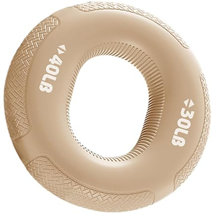 Anneau d'exercice à main, anneau de préhension de l'avant-bras, entraînement des doigts à double force, pince de presse-agrumes en silicone, renforcement portable de la poignée