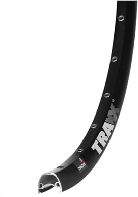 windmeile | Jante Mach1 Traxx en 28 pouces pour vélo électrique, trekking et vélo de ville, en noir, œillets, 14G, pour frein à disque, vélo électrique