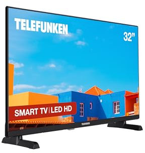 Telefunken 32DTHV725 2025 32'' - Smart TV HD HDR, Diseño sin Marcos, Dolby Audio