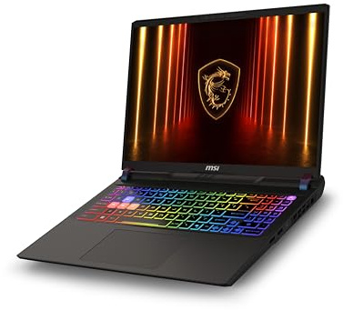 MSI Vector 16 HX AI Gaming Laptop - (16 16:10 QHD+ 240Hz 500 nits Panel, Intel Core Ultra 7 255HX, NVIDIA GeForce RTX 5070 Ti, 16GB RAM, 512GB SSD, Windows® 11 Home Advanced) - Cosmos Gray