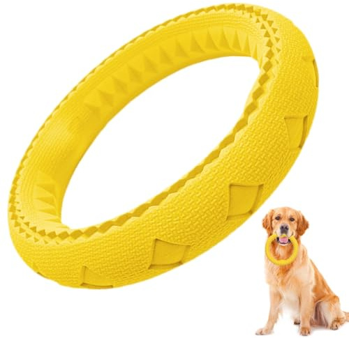 Masticar Anillos Para Perros | Masticar Juguete De Perro De Goma Suave | Masticar Dentición Mordiendo Juguete De Entrenamiento De Persecución, Suministros De Juguetes Para Mascotas
