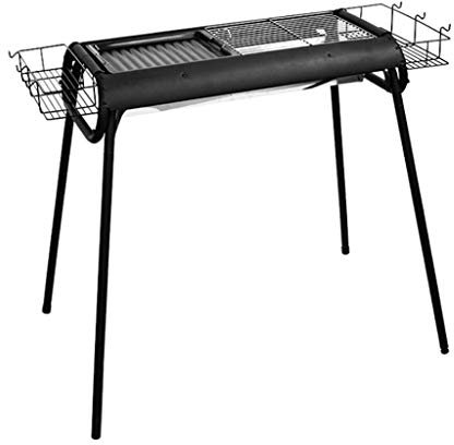 DRFGNF Träkolgrill, grillgrill i rostfritt stål för mer än 5 personer, kolgrill, picknickgrill, kolgrill