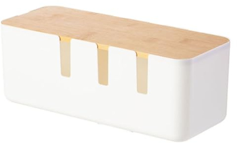VRTYVEYBB Minimalistisk kabelorganisatör med trälock i gummi döljer effektivt kablar för att minska röran i bostadsutrymmen