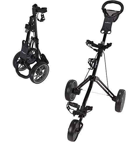 Caddymatic Golf PRO LITE 3-Rad Golf-Trolley SCHWARZ/GRAU
