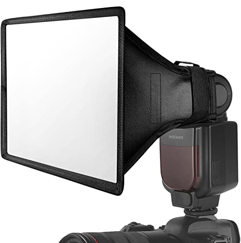 NEEWER Flash Difusor de luz Softbox 9 x 7, Universal, Plegable, con Bolsa de Almacenamiento, Compatible con Canon, Nikon, Sony, Godox, Yongnuo, NEEWER speedlight