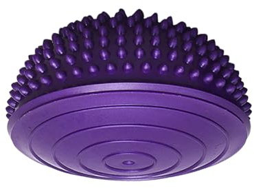 CLISPEED Yoga Massage Ball Semicircle Spiky Fascia Body Massager for Full Body Muscle Relaxation and Blood Circulation Stimulation