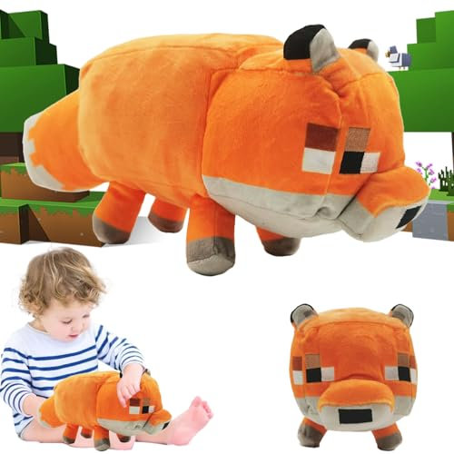 HBSFBH Creeper Plüschfigur, 34CM Spiel Creeper Plüsch, Plüsch Mine Videospielfiguren, Charaktere Puppe zum Thema Spiel, Plu-sh Plüschfigur Cr-eeper, Cartoon Plüschtier für Fans