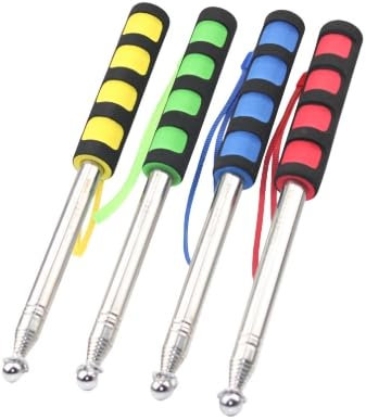 sinirttou Asta Portabandiera Telescopica con 8 Clip in Acciaio Inox - Portatile e Resistente per Eventi all'aperto, Escursionismo, Campeggio, Sport Sostenitori(2 m)