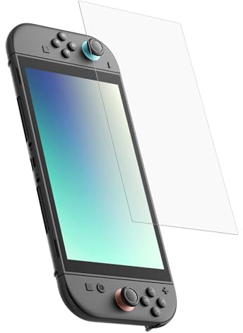 Belkin Gaming TemperedGlass Display Schutzfolie mit Blendschutz für Nintendo Switch 2, Härtegrad 9H, dünn, kratzfest, Fingerabdruckschutz, inkl. Positionierungsrahmen für blasenfreie Anbringung