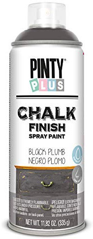 Pintura en spray PINTYPLUS CHALK 520cc CK799 Negro Plomo