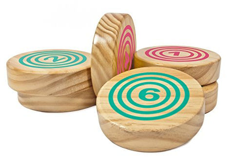 Rollors Backyard Game Expansion Pack with Teal and Pink Discs