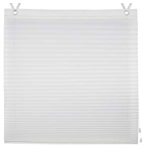 TEXMAXX® Raffrollo ohne Bohren 95 x 140 cm/Raffrollo mit Ösen/Raffrollo mit Hakenaufhängung/Raffrollo Blickdicht/Ösenrollo ohne Bohren – inkl. Zubehör