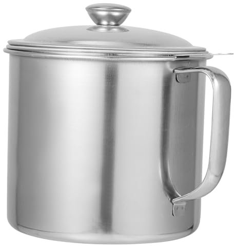 Cabilock Botella De Almacenar Aceite Acero Inoxidable Colador Práctico Recipiente Para Cocina