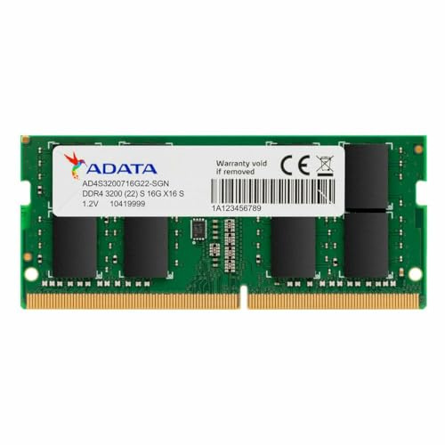 ADATA 8 GB DDR4 3200 MHz SO-DIMM Laptop RAM – Premier Series – PC4-25600/21300 – 260 stift – CL19 – högpresterande notebook arbetsminne – perfekt passform – 10 års garanti, premium Hynix-chips