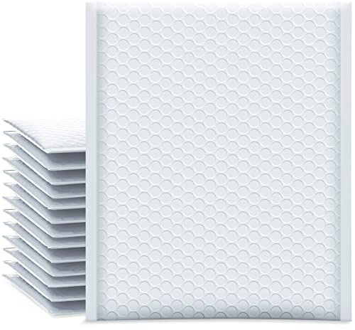 UCGOU Bubble Mailers 7.25x12 25 Pack Usable Size 7.25x11 White Padded