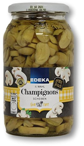 Edeka Champignons 2. Wahl in Scheiben,6er Pack (6 x 530g)