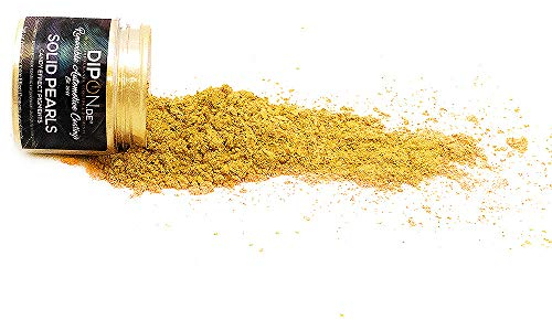 Epoxidharz Farbpigmente Brillant Gold Pearl für Giessharz Beton Seifenfarbe Farbpulver Nail Art UV Gel Autolack Flüssiggummi mit Metallic Perlglanz Effekt Mica Schimmer Pulver Pigmente (25 Gramm)