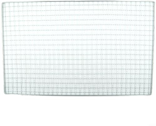 Grille de barbecue en acier inoxydable pour barbecue japonais coréen (40 x 25 cm)