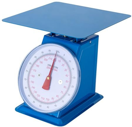 SnamicE Báscula mecánica para cocinar de 220 LB, báscula Industrial Resistente con Control de porciones, báscula de Cocina y Alimentos, báscula mecánica con dial,