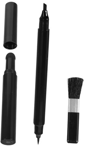 WRITWAA Kit De Lápiz Relleno Para Barba Con Cepillo Doble Punta Para Precisión y Confort Adecuado Para Barbas De Hombre y Cuidado Diario