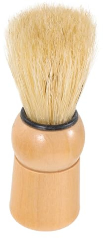 LRXIYODE Brocha de Afeitar Fácil de Usar y Cerdas Naturales Mango de Madera Afeitado Manual y Cómodo para Hombre