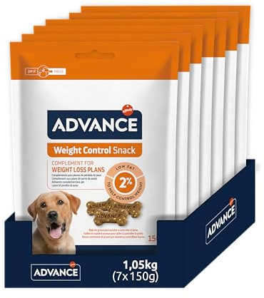 ADVANCE Snacks Appetite Control - Galletas Para Perros - 1,05 kg