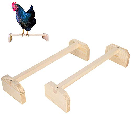 Fdit Huhn Holz Stand Bank Vieh Vieh natürliche Stand Rute Training Sitzständer Rack für Huhn Haustier Vogel Papagei Training Zweck