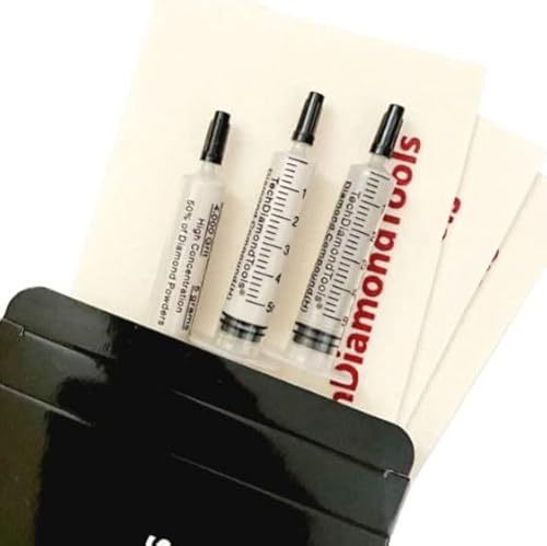 TechDiamondTools Kit for Phone Screen Scratch Removal of 3 Diamond Polishing Compounds and 3 Wool Cloths to Polish and Remove Scratches from Smartphone Screen, Smartwatch Screen, Phone Glass
