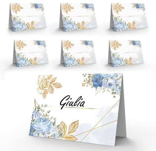 Prima Comunione Bambino - Battesimo Eleganti per Tavolo Originali - 40 Segnaposti Decorazioni Cerimonia e Feste - Segnatavolo Cresima Ragazzo