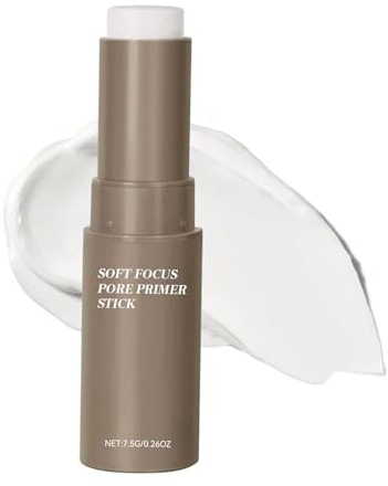 Maquillage de pores Stick - Crème hydratante mate à longue tenue, Application de base réductrice d'huile, Texture mélangée lisse, Finition légère et confortable | Routine quotidienne, Événement de