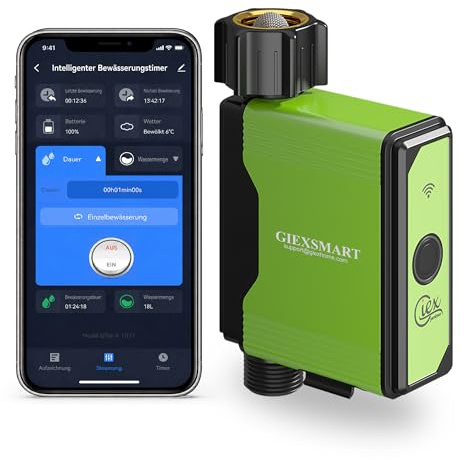 ZigBee bevattningstimer med vattenmätare, ZigBee-gateway krävs, timer för trädgårdskran med mässingsinlopp, styrning via Tuya Smart/Smart Life-appen, kompatibel med Home Assistant