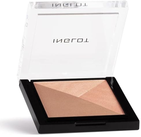 Inglot Bronzing Powder - Leuchtendes Multicolour System, Eine Kombination, HD Highlighter Bronzer, Natürliches Finish, Sanftes Konturieren, Glow-Styling, 12,8.8 g