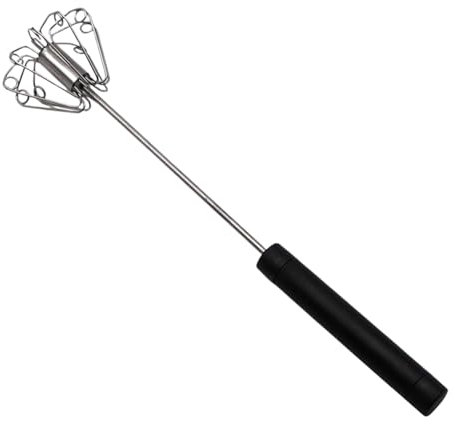Frusta in acciaio inox, frusta portatile, leggero mescolatore a palloncino con manico antiscivolo e testa a liscia, per cuocere caffè, latte, uova e sbattere le uova