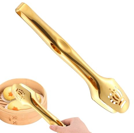 Tenacillas De Cocina Acero Inoxidable | Utensilios De Acero Inoxidable - Pinzas De Servir,Para Servir Freír Pasta Ensalada Emplatar Pastel Barbacoa Pan Buffet Restaurante Cocina