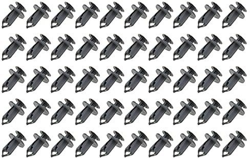 YINETTECH 50 x Clips de fixation de doublure de panneau de garniture gris plus longs pour tapis Compatible avec Transporter T4 T5