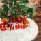 NTMY Christmas Tree Skirts, 36 Inch Faux Fur White Tree Skirts for Xmas Decorations