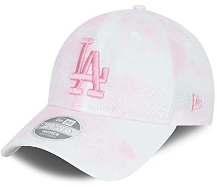 New Era Los Angeles Dodgers MLB Cap Basecap Kappe Baseball Damen Frau Denim rosa - One-Size