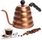 Mixpresso Schwanenhals-Wasserkocher, Barista-Ausgießer-Design für Kaffee und Tee, hochwertiger Edelstahl, 1,2 Liter (40 oz), Tropfkaffee, Induktionsherd, Kupferherd