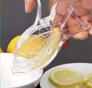 Spremilimone manuale, spremiagrumi in acrilico, spremiagrumi trasparente portatile, a forma di uccello, facile da pulire, utensile da cucina e ristorante (Fish)