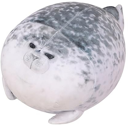 30/40/60 cm Linda almohada de foca, suave y esponjosa cojín de peluche para muñecas, cumpleaños, festivales, regalos para niños, amigos y familiares