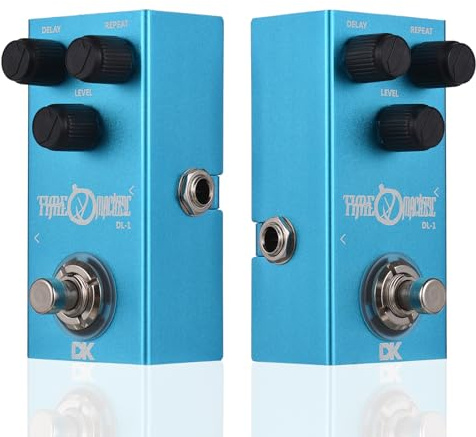 Btuty Pédale trémolo pour guitare Pédale d'effets pour guitare électrique True Bypass Coque en métal DC 9 V 6,35 mm Interface d'entrée/sortie effet trémolo pour guitare