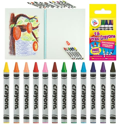 HOVUK Lot de 16 crayons de cire jumbo lavables pour Pâques pour enfants de 3 ans et plus, non toxiques et sûrs, 7,5 cm de couleurs vives, solides et durables, idéaux pour les arts et l'artisanat