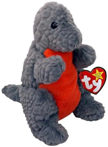 TY Emmett Dinosaur II Original Beanie Babies Regular - Soft Plush Toy for Kids, Teddy, Baby Toy, Collectible Stuffed Plushies