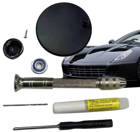 Automodell-Montagesatz, Alu-Automodell-Montagewerkzeuge,Bausatz für rotierende Auto-Drift-Ornamente | Robuste Bastelwerkzeuge für Schule, Outdoor und Zuhause