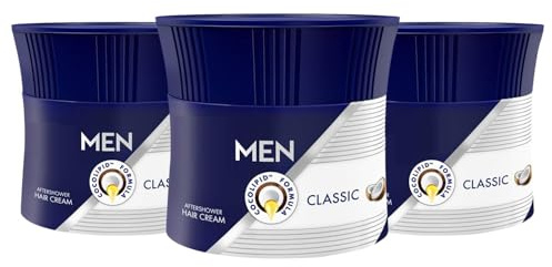 Hair Cream for Men | After Shower, Non-Sticky Oil Replacement Cream | With the Goodness of Coconut | 100ml (Pack of 3)