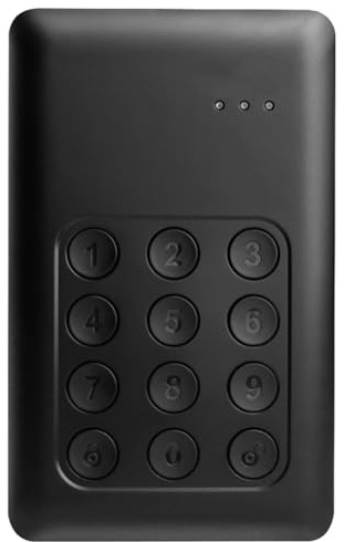 Osmond Disco Duro Externo Portátil de 2,5 Pulgadas con Cifrado Digital K390, Disco Duro Externo de 1 TB para Computadora Portátil