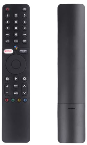 Telecomando Vocale per Xiaomi MI P1 Q1 Serie TV, Bluetooth Vocale Telecomando Sostituzione con Tasti di Scorciatoia per Xiaomi QLED 55 75 Smart TV e MI P1 32 43 55