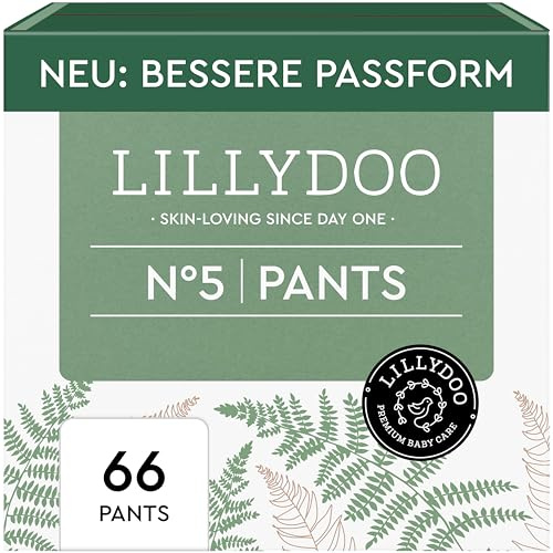LILLYDOO Baby Windeln Pants Größe 5 (11+ kg), Halbmonatsbox (66 Stück)