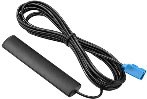 Ebksqs DAB/DAB+ Autoradio-Antenne | Windschutzscheibenantenne Digital | Mit SMA-Adapter + 3 M Kabel | Für Opel, Seat, Skoda, Kenwood, Alpine