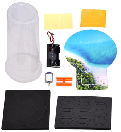 WEKAMOS Electric Tornado Kit for Battery Operated Tornado Maker Science DIY Learning Education Kit for Elementary School Stem Science Experiments